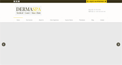 Desktop Screenshot of dermaspa.ca