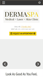 Mobile Screenshot of dermaspa.ca
